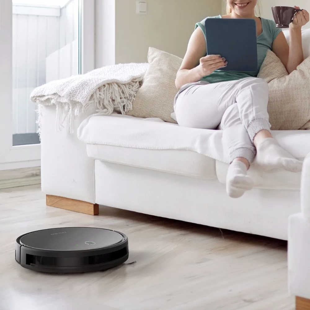 С высоким всасыванием Alexa и Google Home подключение приложение управления 4 режима уборки самозаряжающийся робот пылесос для напольных ковров