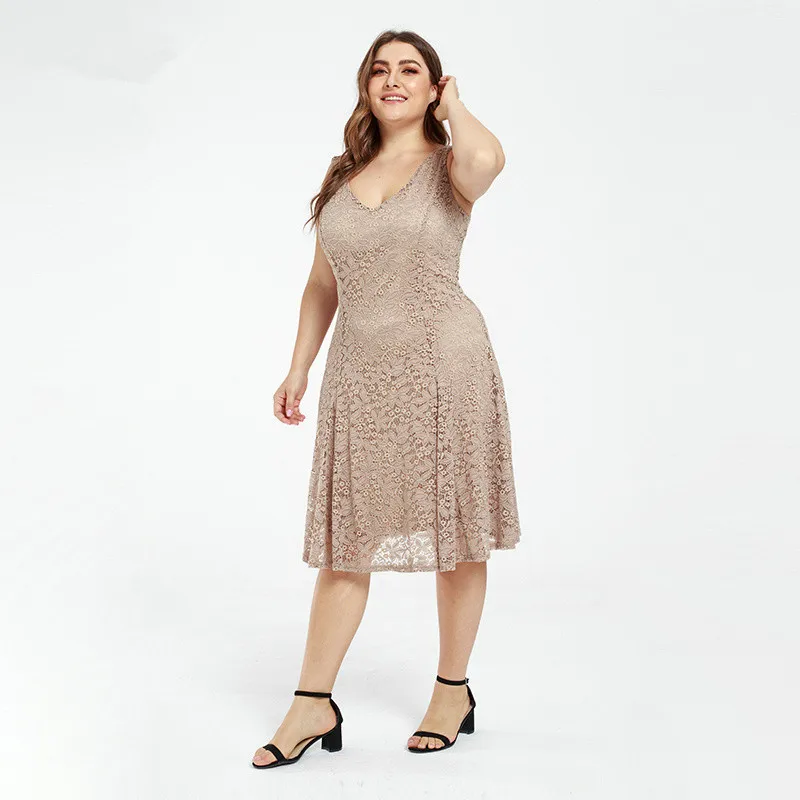 Женское однотонное платье без рукавов свободное повседневное пляжное цвета хаки