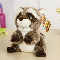 18cm lovely small racoon plush toys stuffed wild animal toy for children kids toys christmas birthday gifts
