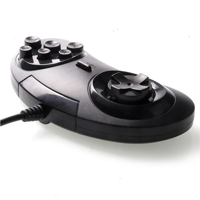 Геймпад для SEGA Genesis/MD2 Y1301 игровой контроллер с 6 кнопками USB держатель джойстика ПК