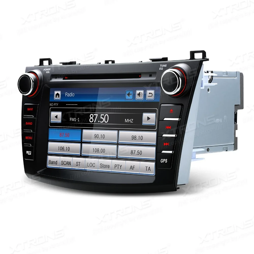 XTRONS 8 дюймов сенсорный экран 2 din автомобильный DVD плеер GPS навигации стерео MP4