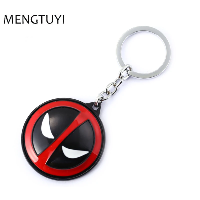 Новинка Вращающийся брелок Дэдпул J store аниме ювелирные изделия Dead Pool 2 для ключей