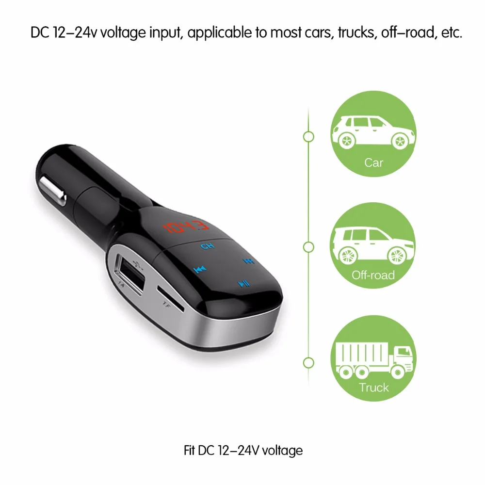 Bluetooth автомобильный комплект mp3 музыкальный плеер FM передатчик модулятор