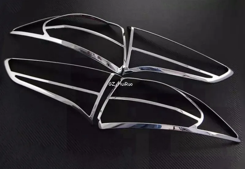 Для Hyundai Tucson Chrome ABS Хвост заднего света лампы ободок крышки 4 шт