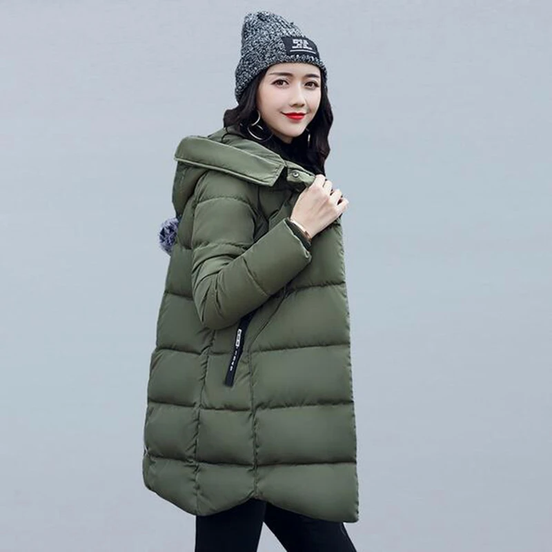 Зимняя куртка пальто Новинки для женщин 2017 парка с капюшоном Для Пальто будущих