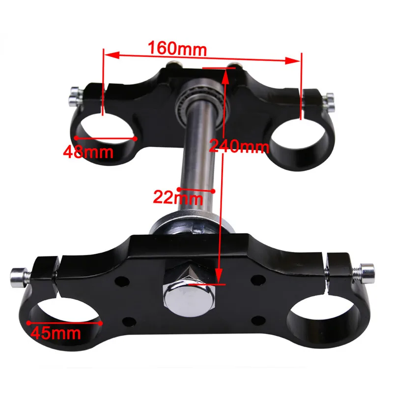 Тройной зажим для дерева TDPRO держатель подъемника 50 куб. См 70 90 125 150 CRF XR SSR SDG Pitbike 45
