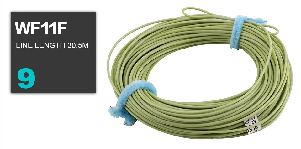 SeaKnight 100FT 30,5 M WF 3/4/5/6/7/8/9/10/11/12F леска для ловли нахлыстом Вес вперед плавающая леска 100FT двойной конус Летающая леска