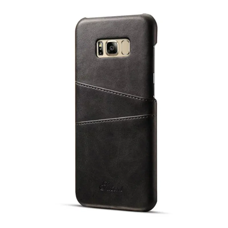 Чехлы для Samsung S8 Plus Galaxy Note 8 задняя крышка защитный держатель карт кошелек сумка