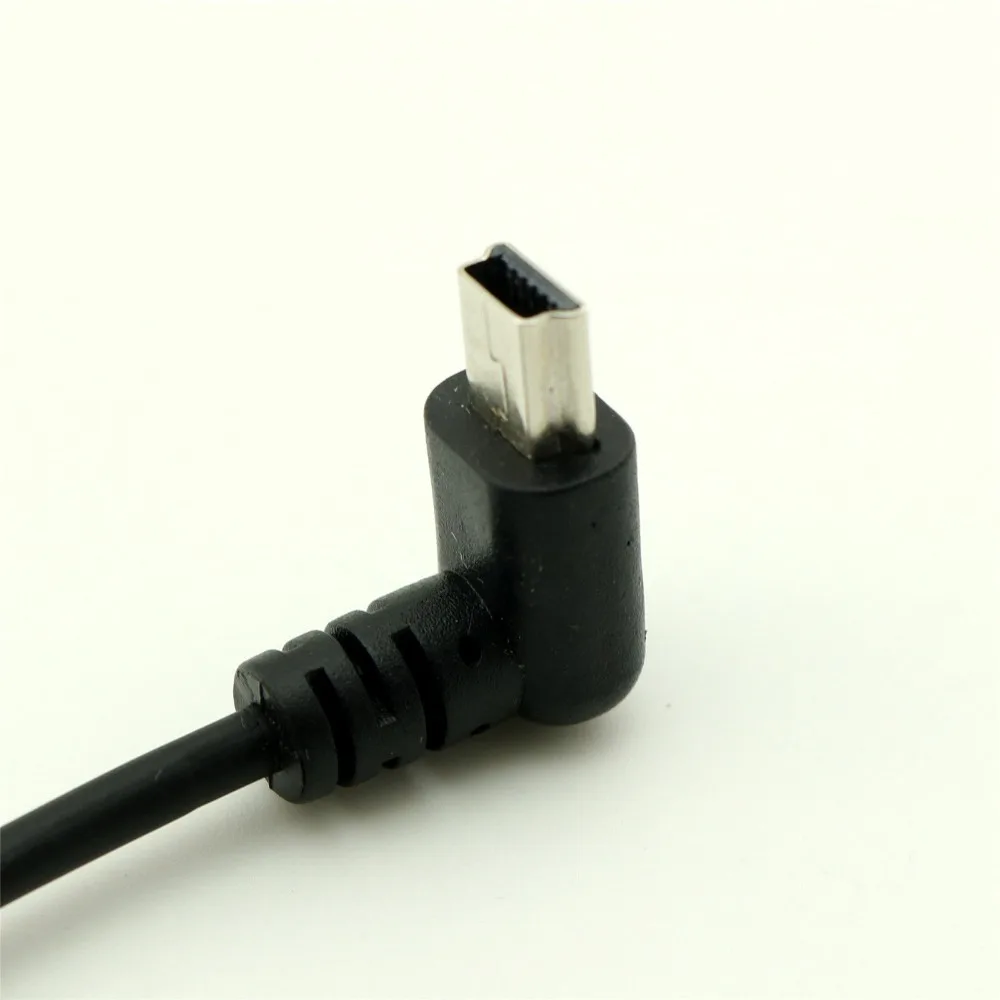 10 шт. спиральная USB 2 0 A папа к мини 5 Pin Мужской Вниз угол адаптер кабель 5FT |