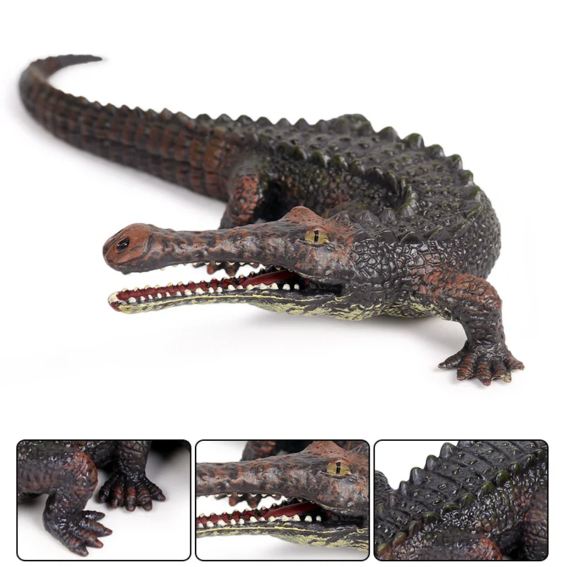 Оригинальная экшн фигурка Oenux Wild Savage Sarcosuchus Imperator из крокодила ПВХ
