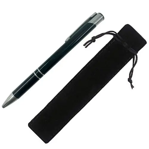 Black with bag-B 10 шт Персонализированные Выгравированные Металлические Шариковые Ручки Персонализированные Свадебные сувениры Свадебный подарок для шоу индивидуальный рекламный подарок - Цвет: Black with bag-B