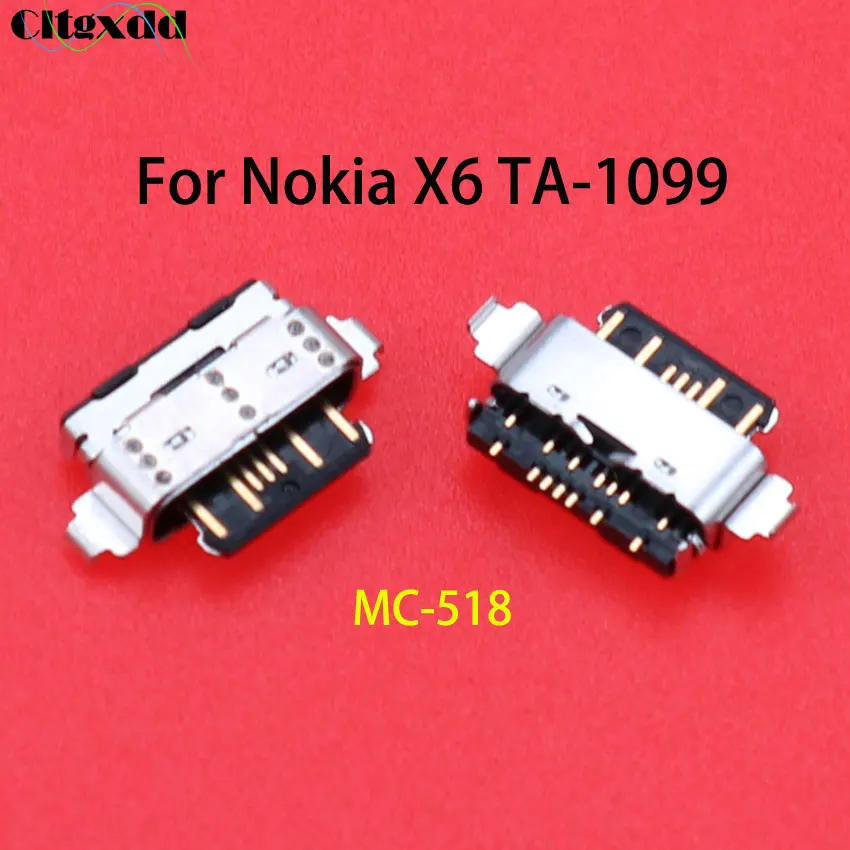 Cltgxdd 1 шт. Micro USB разъем для зарядного порта зарядки док станции Nokia X6 TA 1099 / 6 1000 1003 7