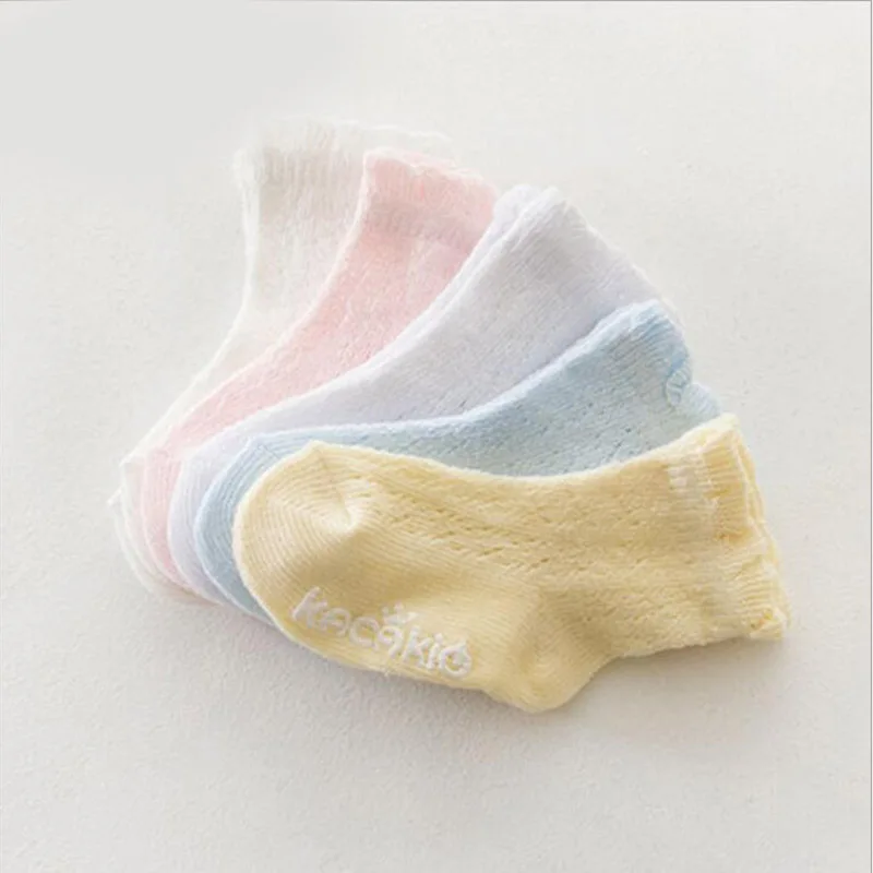 Носки для малышей носки мальчиков и девочек от 0 до 4 лет хлопковые сетчатые