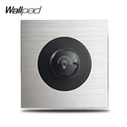 Wallpad L6, сатиновый, серебристый металл, 1 комплект, контроллер диммера, алюминиевая пластина, 500 Вт