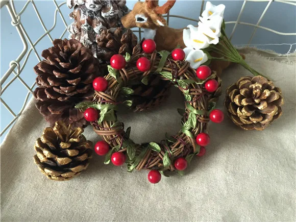 DIY материалы для рукоделия упаковка мини венок креативное Рождественское