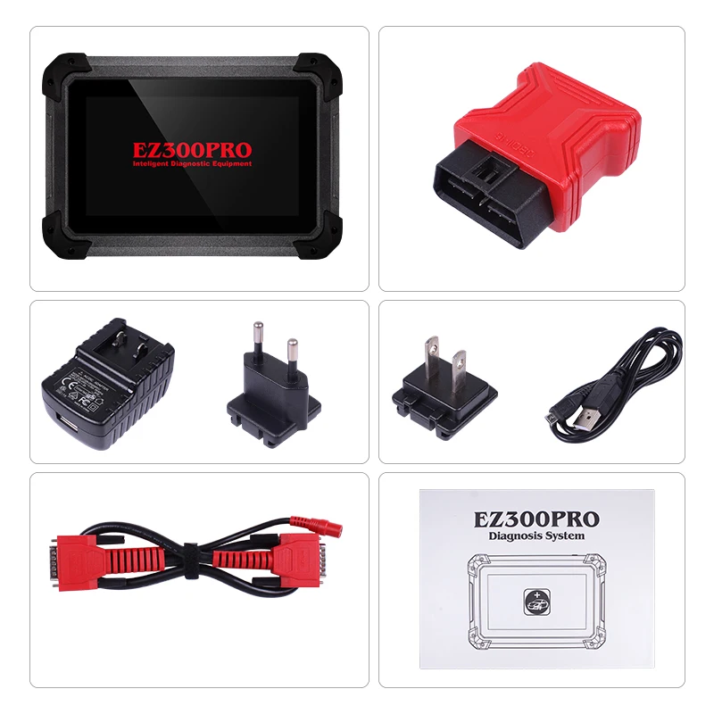 Оригинальный XTOOL EZ300 Pro с 5 систем Диагностика двигателя антиблокировочная