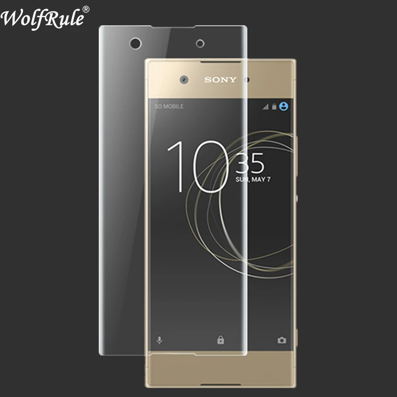 Защитная пленка на весь экран для Sony Xperia XA1 Plus мягкая термополиуретановая против