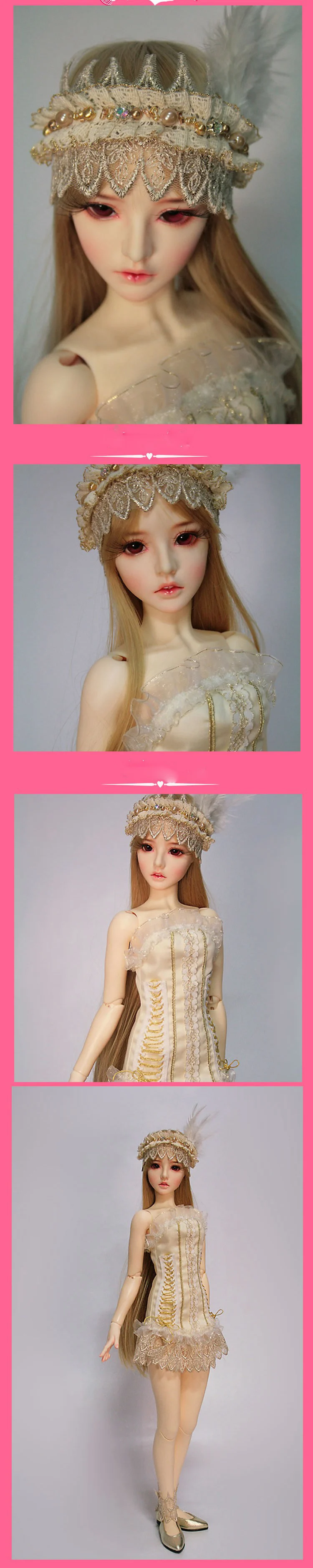 1/3 масштаб Обнаженная BJD девушка SD шарнирная Кукла Смола Модель игрушки подарок, не включает в себя одежду, обувь, парик и другие аксессуары D2009