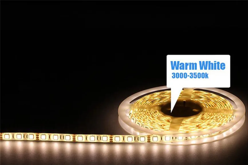 10 м RGB 5050 Водонепроницаемый светодиодный ленточный светильник 300 SMD 24 клавишный