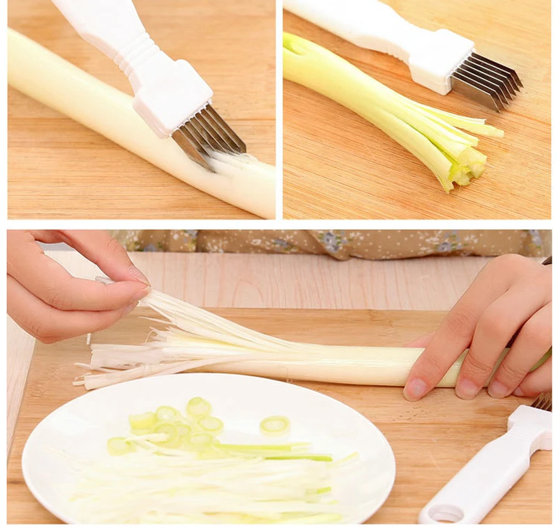 Utensilios De Cozinha Spring Cutter Gadget Kitchen Tools Onion Shredder Slicer /Onion Knife Vegetable Cut Cooking | Дом и сад