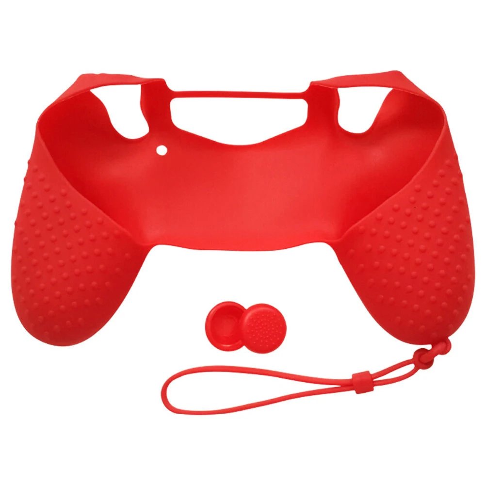 Силиконовый чехол JIE LI с противоскользящим покрытием для Sony PlayStation Duashock 4 PS4 Slim Pro