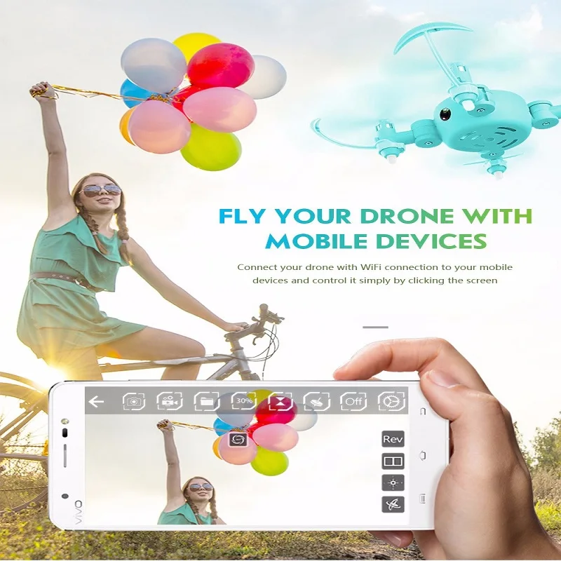 JJRC DHD D4 Мини RC Дроны с камерой HD складной Квадрокоптер дистанционным управлением