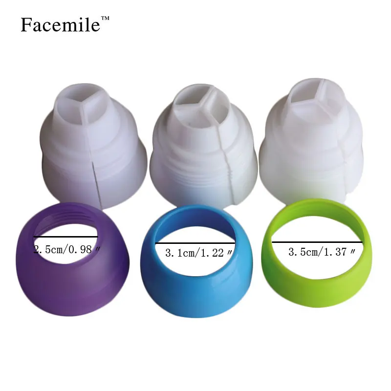 3 шт./компл. конвертер для глазури адаптер помадки подарок инструмент выпечки