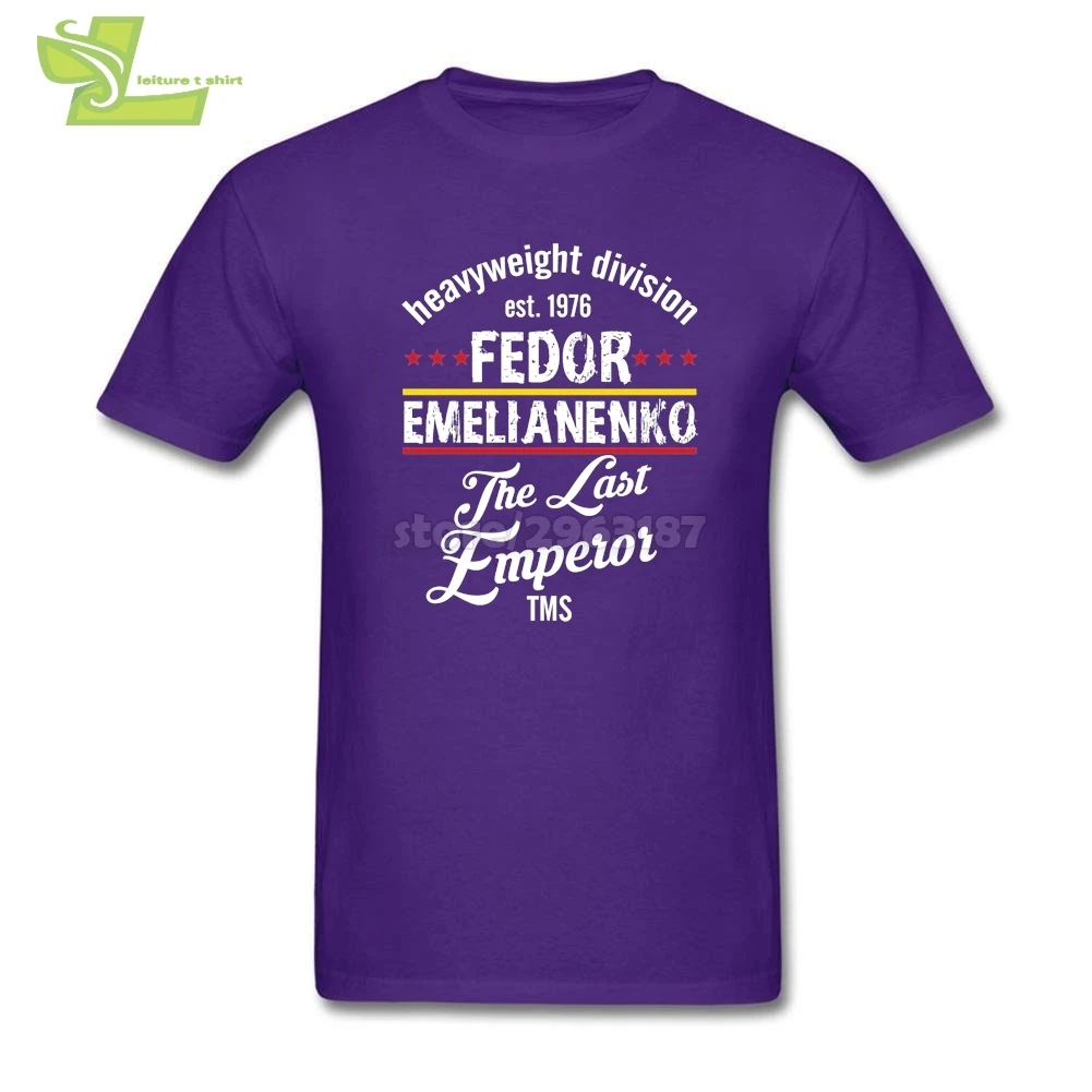 Забавные мужские футболки Fedor emelianko хлопковая футболка с коротким рукавом