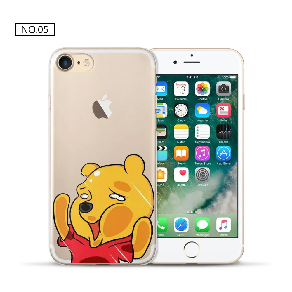 Для apple iphone x 7 8 плюс Чехол серии чехол для Coque iPhone7 Plus новые милые животные fundas |
