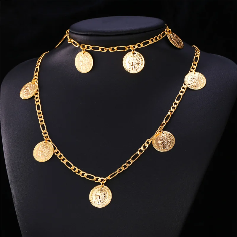 Kpop классическое французское ожерелье браслет золотого цвета массивные цепи