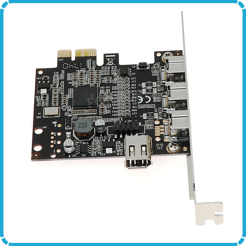 PCIE комбо 3x 1394b + 1x 1394a Firewire порты PCI Express контроллер карты 1394 ti чипсет|Платы