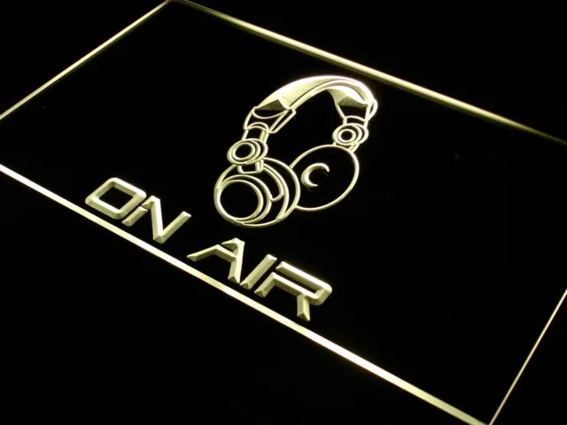 Наушники s013 On Air гарнитура для студии светодиодная неоновая подсветка