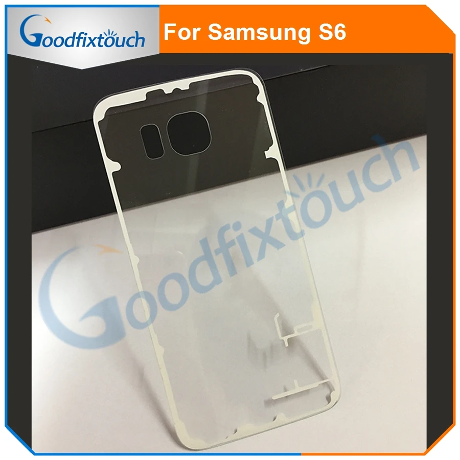 Чехол-накладка для Samsung Galaxy S6 / Plus Edge прозрачное стекло задняя крышка батарейного