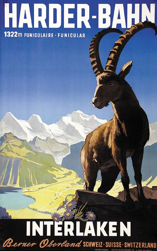 Швейцария Берн Туризм постеры Lenk чистая вода классические настенные наклейки