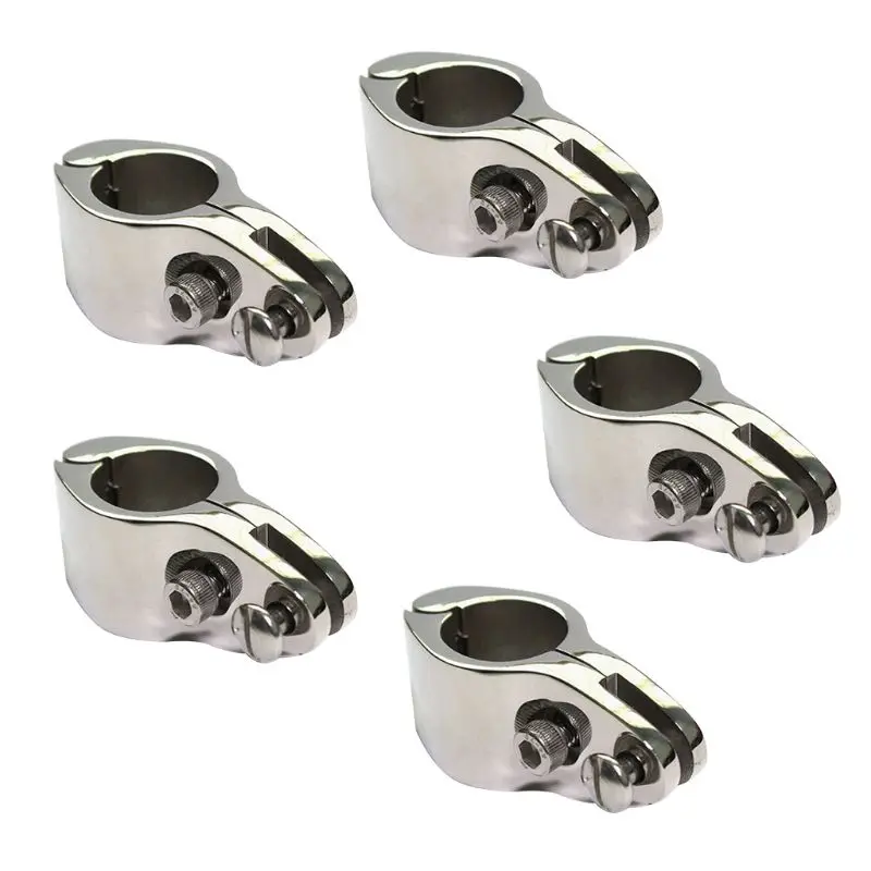 

1pc 20/22/25/30/32mm 316 Stainless Steel Fitting Boat Bimini Top Hinged With 2 Screws Jaw Slide Easy Install Marine Hardware C45
