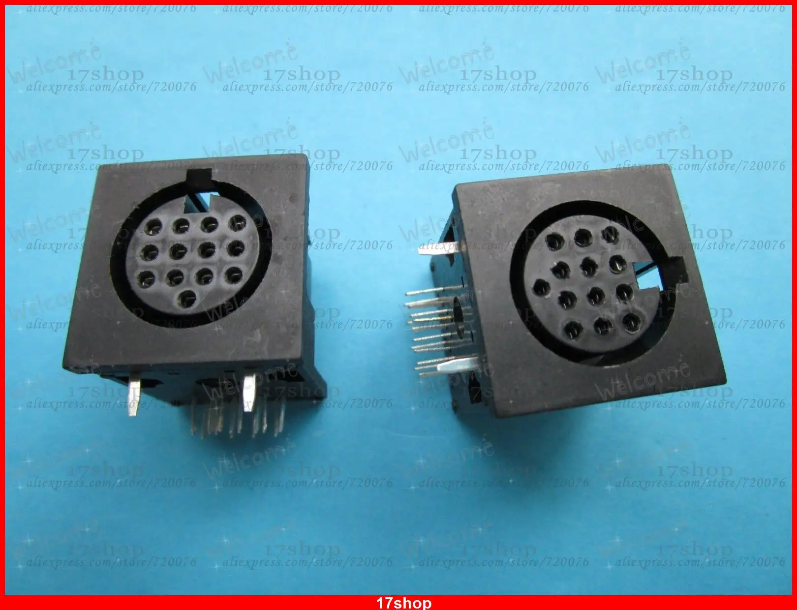 10 шт. DIN Jack 13 pin круговой разъем для крепления печатной платы|connector circular|connector 10connector