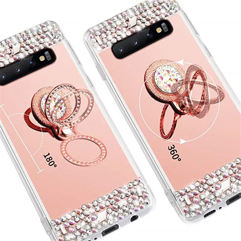 Для Samsung Galaxy M10 M20 S10e S10 S8 S9 Plus Note 9 8 5 J4 J6 A9 A8 A6 J8 2018 противоударный зеркальный чехол