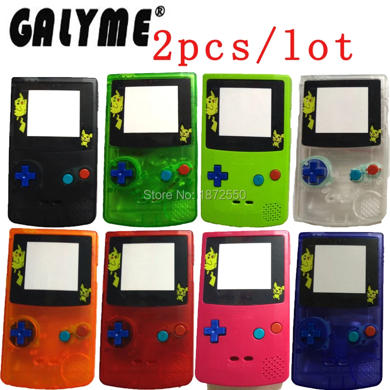 2 шт./лот Galyme красочные кнопки клавиатура корпус подходит для консоли GameboyColor DMG GBO