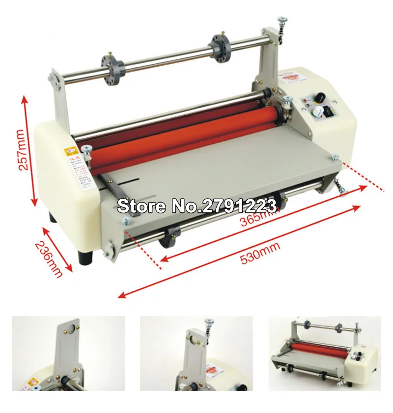 Новый А3 + четыре ролика ламинатор горячего рулона высокая скорость