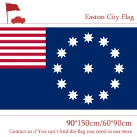 easton city flag of pennsylvania state 3x5ft 90150cm 6090cm flag custom 100d polyester for home decoration