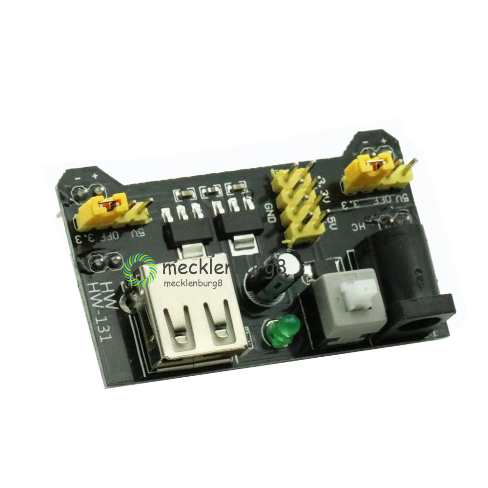 5 шт. Макет MB102 модуль питания 3 В для Arduino без пайки плата хлеба регулятор
