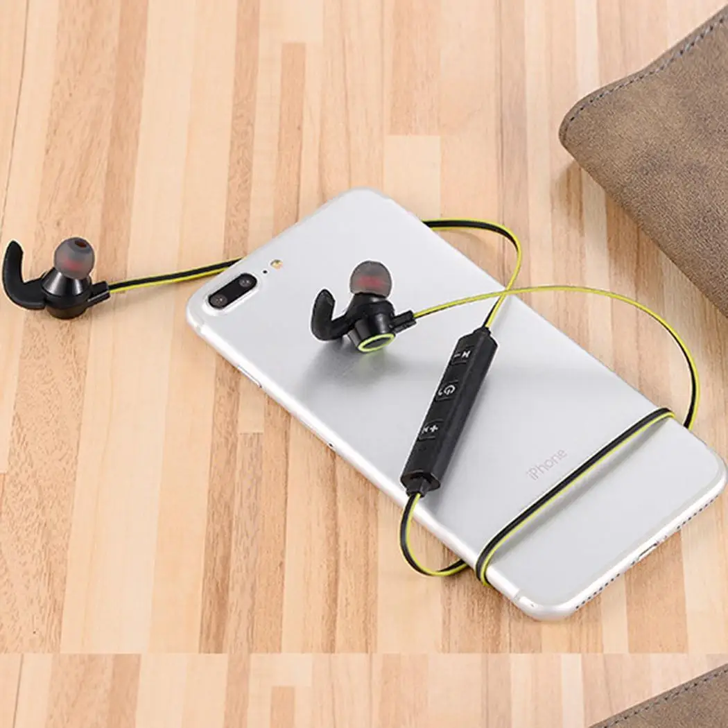 Sweatproof Вождение Спорт ходьба Бег руки 4 1 микрофон в то время как наушники Bluetooth