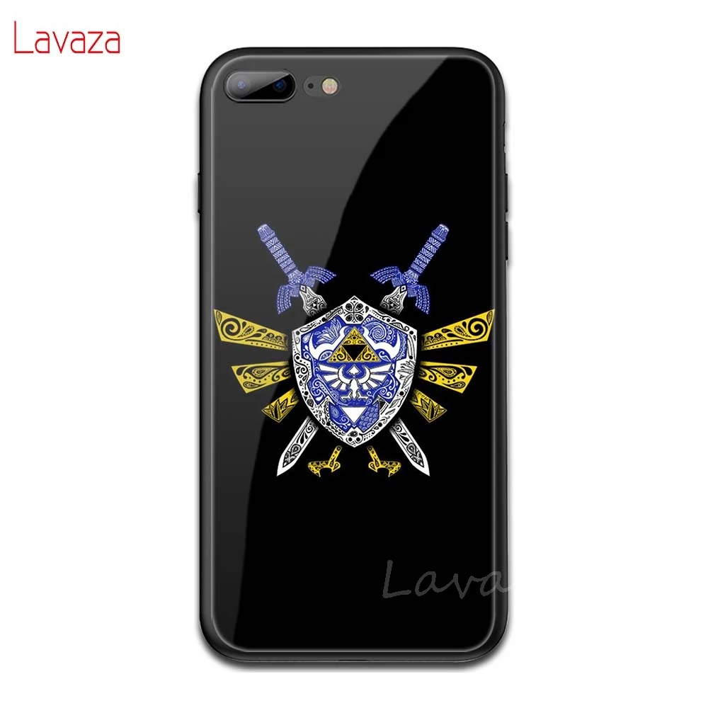TG4 Мягкий чехол Lavaza Legend of Zelda из закаленного стекла для Apple iPhone 6 6 S 7 8 Plus 5 5S SE X XS MAX XR TPU - Цвет: TG4