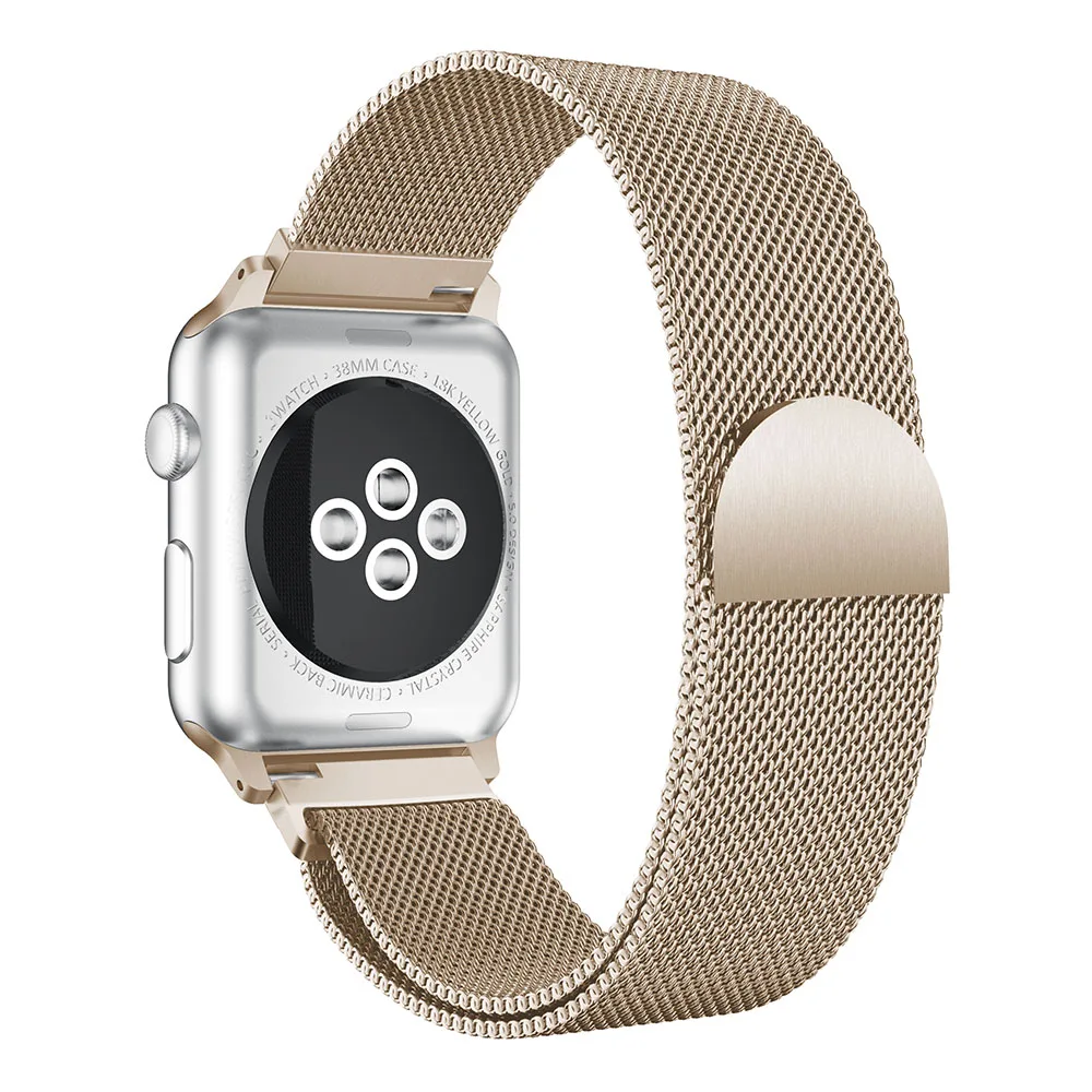 Миланская петля, ремешок для Apple watch, 42 мм, 38 мм, версия соединяющий ремешок браслета Магнитный регулируемый ремешок для Apple Watch, версии Series4 на возраст 1, 2, 3, 40 мм 44 мм