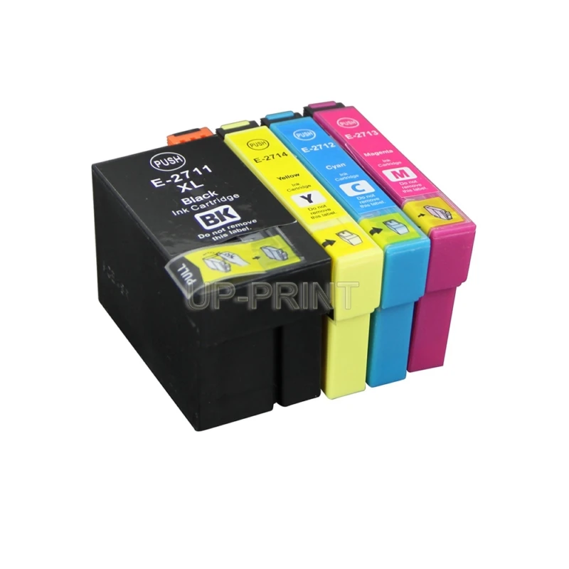 До 4 шт. T2711 27xl чернильные картриджи совместимый для Epson WF-7110 WF-7610 WF-7620 WF-3620 WF-3640 WF7210