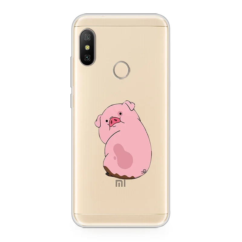 ciciber Phone Case for Xiaomi Redmi Note 7 6 5 5A 4 4X 3 Pro Soft TPU Back Cover S2 5Plus 6A 4A 3S Y1 Lite Cartoon Cat |