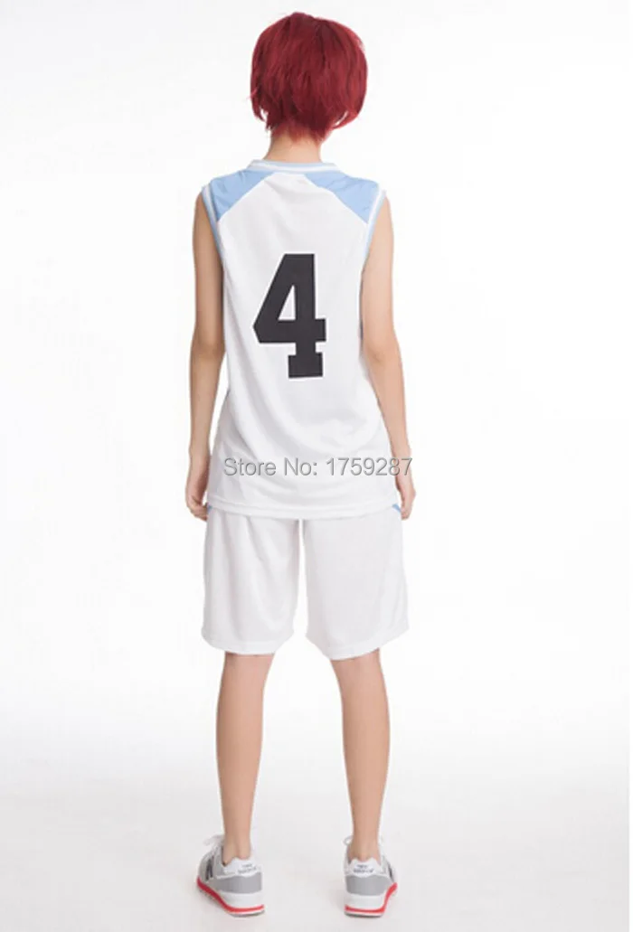 Аниме Kuroko no Basuke RAKUZAN школьный баскетбол мяч Униформа Акаси сейюро спортивный