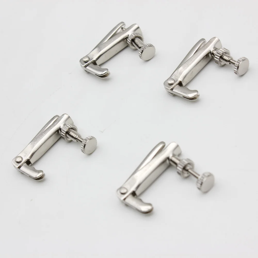 4 шт. тонкий тюнер для скрипки регулятор медь никель сплав серебро 3/4 4/4 размера
