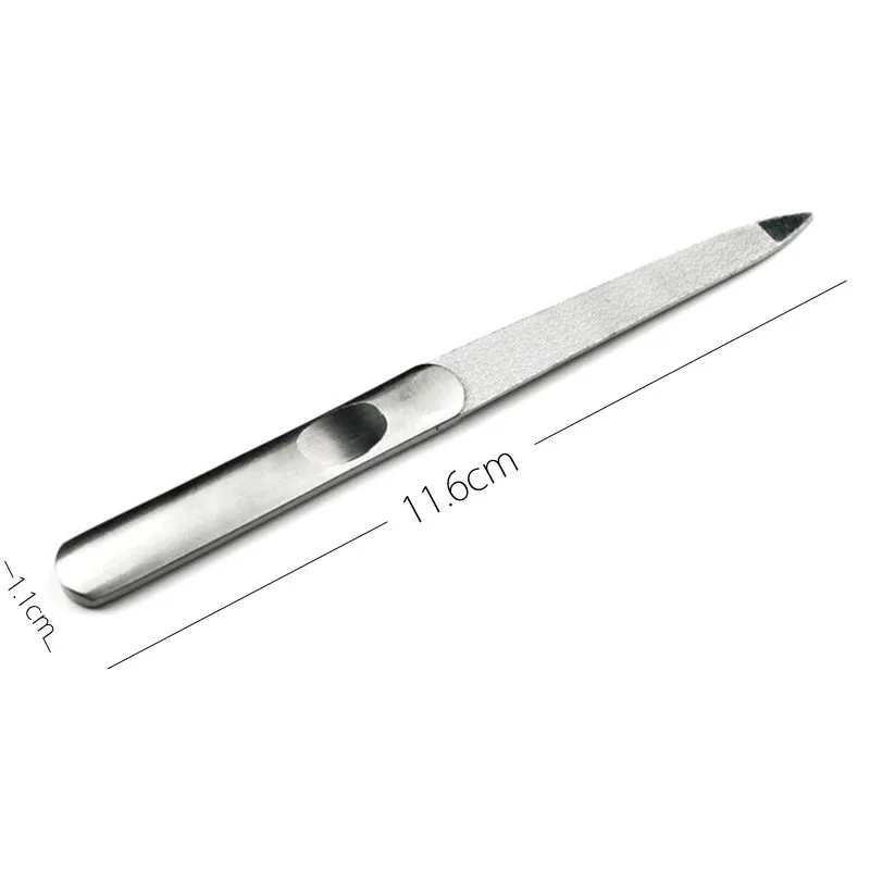 1 шт. пилка для кутикулы из нержавеющей стали|nail file|nail file bufferstainless steel nail |
