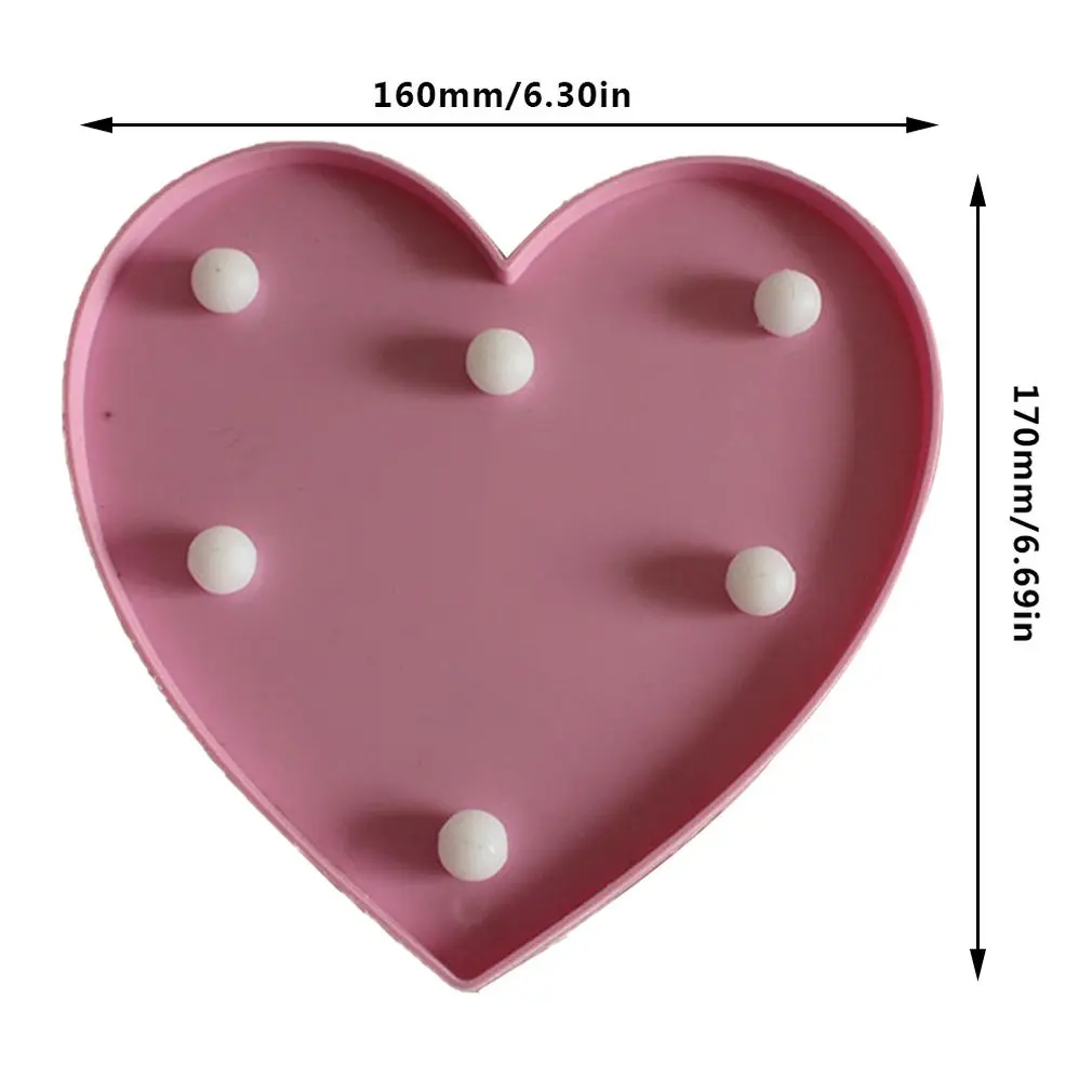 

English letter Big Pink Love light for modeling lights wedding digital lights birthday wedding marriage proposal white light